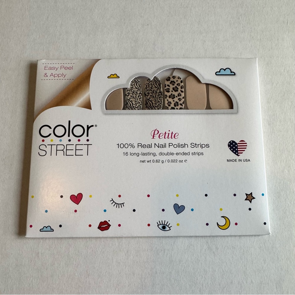 *Retired* Color Street: Take Meowt (petite) |  Leopard Print Tiger Animal Beige - Picture 3 of 10